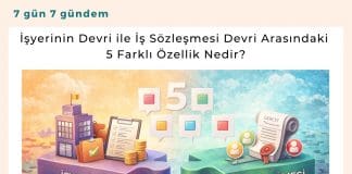 İşyerinin Devri Ile İş Sözleşmesi Devri Arasındaki 5 Farklı özellik Nedir Satınalma Dergisi 7 Gün 7 Gündem