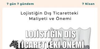 Lojistiğin Dış Ticaretteki Maliyeti Ve önemi Satınalma Dergisi 7 Gün 7 Gündem