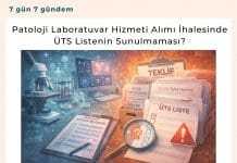 Patoloji Laboratuvar Hizmeti Alımı İhalesinde üts Listenin Sunulmaması Satınalma Dergisi 7 Gün 7 Gündem