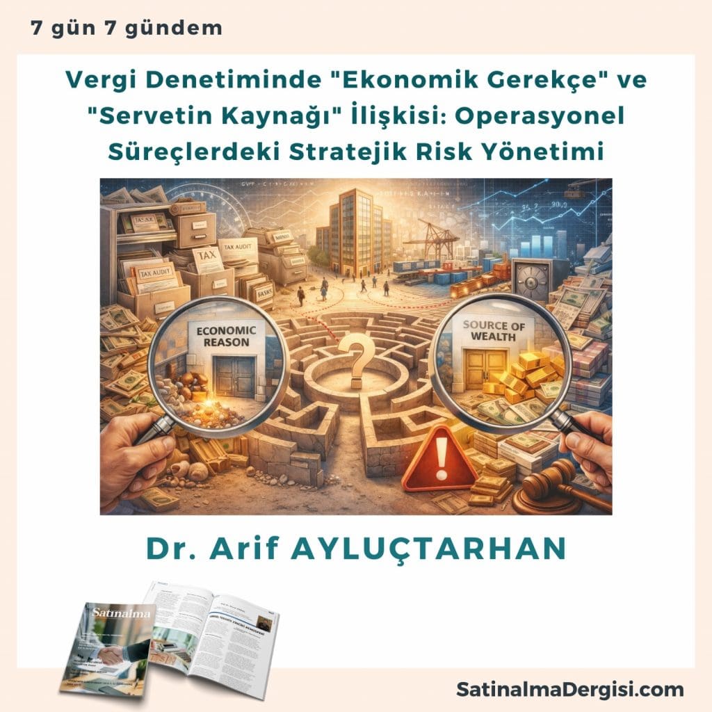 Vergi Denetiminde Ekonomik Gerekçe Ve Servetin Kaynağı İlişkisi Operasyonel Süreçlerdeki Stratejik Risk Yönetimi Satınalma Dergisi 7 Gün 7 Gündem