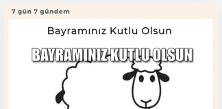 Bayramınız Kutlu Olsun Satınalma Dergisi 7 Gün 7 Gündem