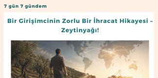 Bir Girişimcinin Zorlu Bir İhracat Hikayesi – Zeytinyağı! Satınalma Dergisi 7 Gün 7 Gündem