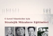 C Level Yöneticiler Için Stratejik Müzakere Eğitimleri
