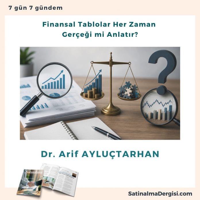 Finansal Tablolar Her Zaman Gerçeği Mi Anlatır Satınalma Dergisi 7 Gün 7 Gündem