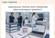 Laboratuvar Hizmet Alım İhalesinde Demonstrasyon İşlemleri Satınalma Dergisi 7 Gün 7 Gündem