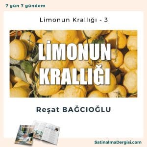 Limonun Krallığı 3 Satınalma Dergisi 7 Gün 7 Gündem