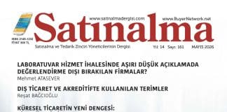 Mayıs 2026 Satınalma Dergisi Kapak