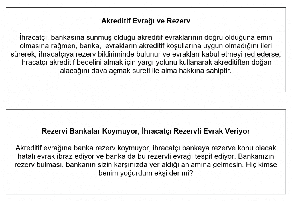 Rezerve Ek Yazı Görsel
