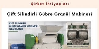 Alım Talebi çift Silindirli Gübre Granül Makinesi