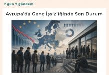 Avrupa’da Genç İşsizliğinde Son Durum Satınalma Dergisi 7 Gün 7 Gündem