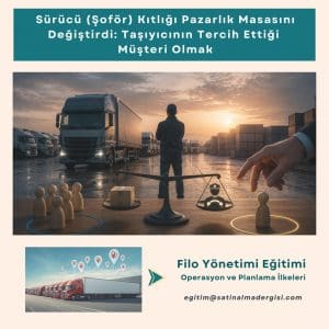 Filo Yönetimi Eğitimi Operasyon Ve Planlama İlkeleri Haber Sürücü (şoför) Kıtlığı Pazarlık Masasını Değiştirdi Taşıyıcının Tercih Ettiği Müşteri Olmak