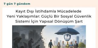Kayıt Dışı İstihdamla Mücadelede Yeni Yaklaşımlar Güçlü Bir Sosyal Güvenlik Sistemi İçin Yapısal Dönüşüm şart Satınalma Dergisi 7 Gün 7 Gündem