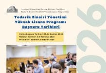 Satınalma Ve Tedarik Zinciri Yüksek Lisans Başvuru Tarihleri