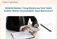Vergi Borçlarına Yeni Taksit