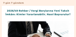 Vergi Borçlarına Yeni Taksit