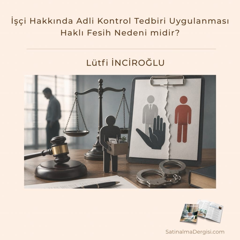 İşçi Hakkında Adli Kontrol Tedbiri Uygulanması Haklı Fesih Nedeni Midir Satınalma Dergisi 7 Gün 7 Gündem
