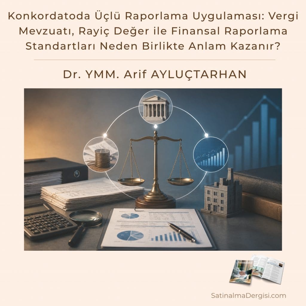Konkordatoda üçlü Raporlama Uygulaması Vergi Mevzuatı, Rayiç Değer Ile Finansal Raporlama Standartları Neden Birlikte Anlam Kazanır Satınalma Dergisi 7 Gün 7 Gündem