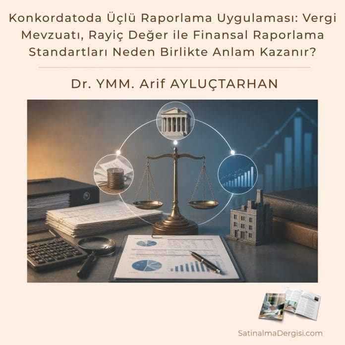 Konkordatoda üçlü Raporlama Uygulaması Vergi Mevzuatı, Rayiç Değer Ile Finansal Raporlama Standartları Neden Birlikte Anlam Kazanır Satınalma Dergisi 7 Gün 7 Gündem