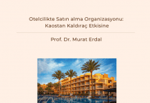 Otelcilikte Satın Alma Organizasyonu Kaostan Kaldıraç Etkisine