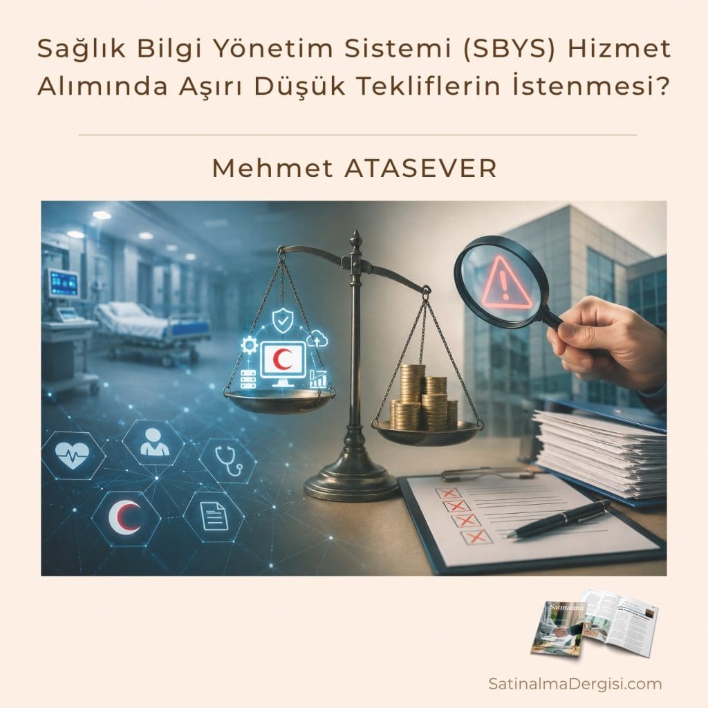 Sağlık Bilgi Yönetim Sistemi (sbys) Hizmet Alımında Aşırı Düşük Tekliflerin İstenmesi Satınalma Dergisi 7 Gün 7 Gündem