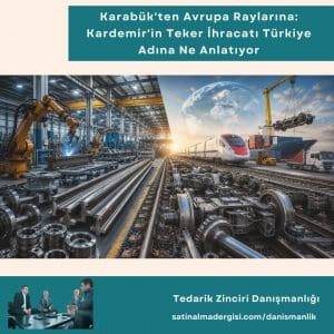 Tedarik Zinciri Danışmanlığı Haber Karabük'ten Avrupa Raylarına Kardemir'in Teker İhracatı Türkiye Adına Ne Anlatıyor