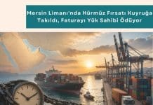 Tedarik Zinciri Danışmanlığı Haber Mersin Limanı'nda Hürmüz Fırsatı Kuyruğa Takıldı, Faturayı Yük Sahibi ödüyor