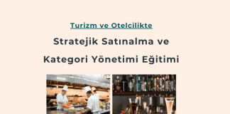 Turizm Ve Otelcilikte Stratejik Satınalma Ve Kategori Yönetimi Eğitimi