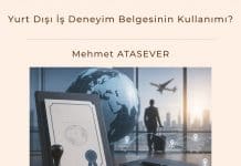 Yurt Dışı İş Deneyim Belgesinin Kullanımı Satınalma Dergisi 7 Gün 7 Gündem