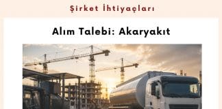 Alım Talebi Akaryakıt