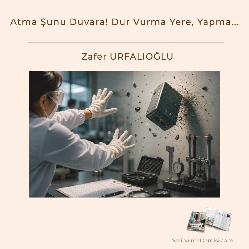 Atma şunu Duvara! Dur Vurma Yere, Yapma... Satınalma Dergisi 7 Gün 7 Gündem