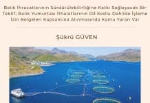 Balık İhracatlarının Sürdürülebilirliğine Katkı Sağlayacak Bir Teklif; Balık Yumurtası İthalatlarının D3 Kodlu Dahilde İşleme İzin Belgeleri Kapsamına Alınmasında Kamu Yararı Var Balık Yumurtası İthalatı Satınalma Dergisi 7 Gün 7 Gündem