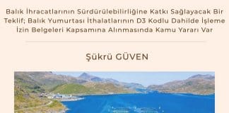 Balık Yumurtası İthalatı Satınalma Dergisi 7 Gün 7 Gündem