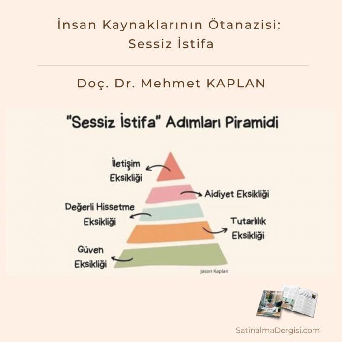 İnsan Kaynaklarının ötanazisi Sessiz İstifa Satınalma Dergisi 7 Gün 7 Gündem