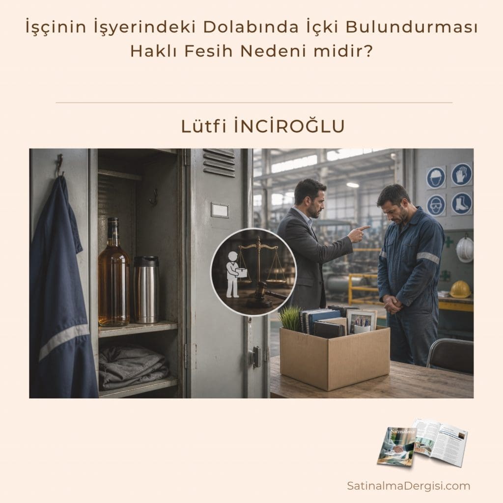 İşçinin İşyerindeki Dolabında İçki Bulundurması Haklı Fesih Nedeni Midir Satınalma Dergisi 7 Gün 7 Gündem