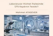 Laboratuvar Hizmet İhalesinde üts Kaydının Tevsiki Satınalma Dergisi 7 Gün 7 Gündem