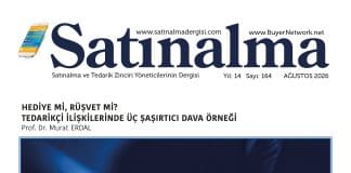 Satınalma Dergisi Ağustos 2026 Kapak