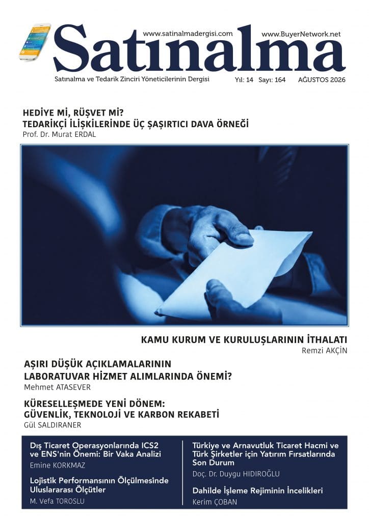 Satınalma Dergisi Ağustos 2026 Kapak