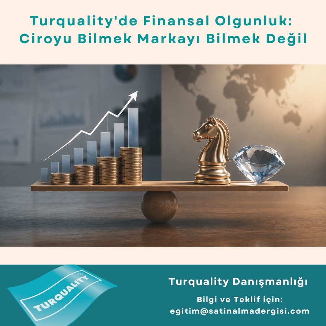 Turquality Danışmanlığı Haber Turquality'de Finansal Olgunluk Ciroyu Bilmek Markayı Bilmek Değil