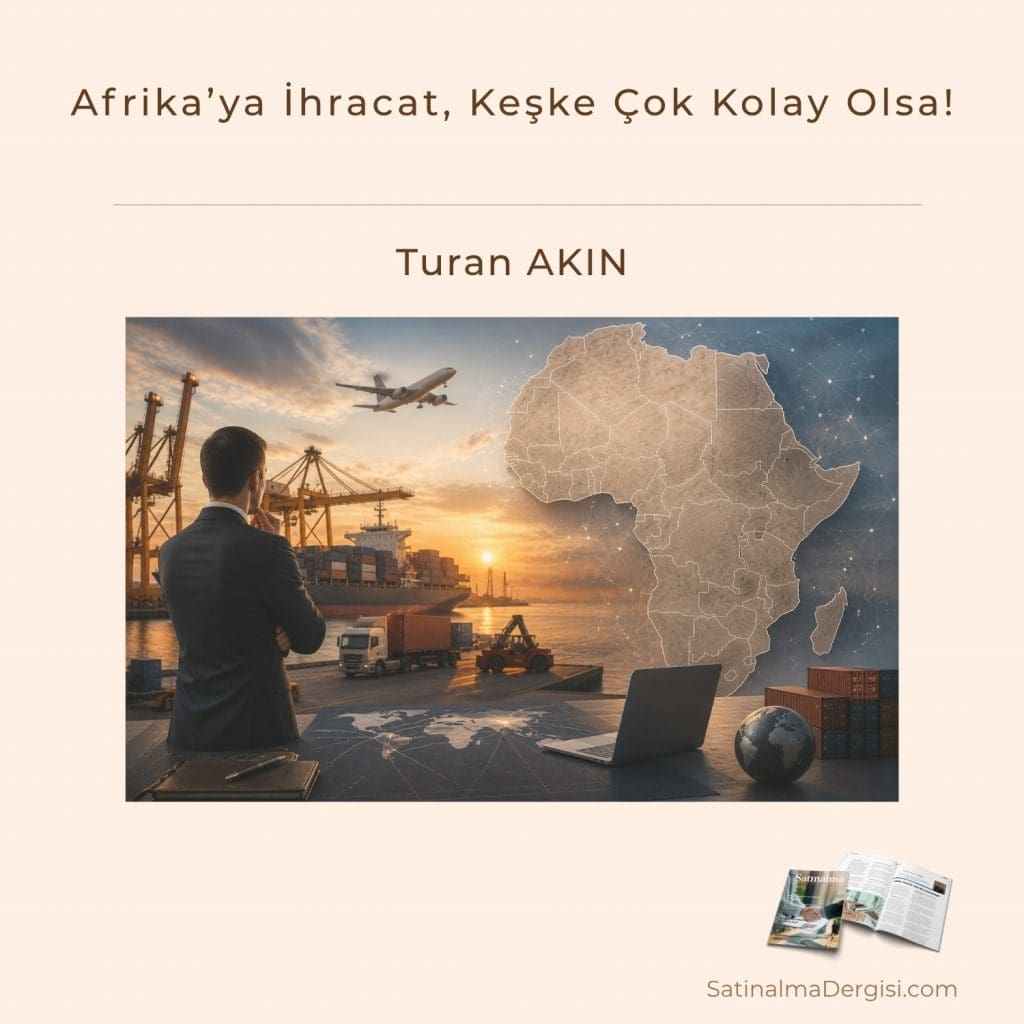 Afrika’ya İhracat, Keşke çok Kolay Olsa! Satınalma Dergisi 7 Gün 7 Gündem