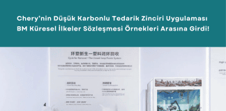 Chery’nin Düşük Karbonlu Tedarik Zinciri Uygulaması