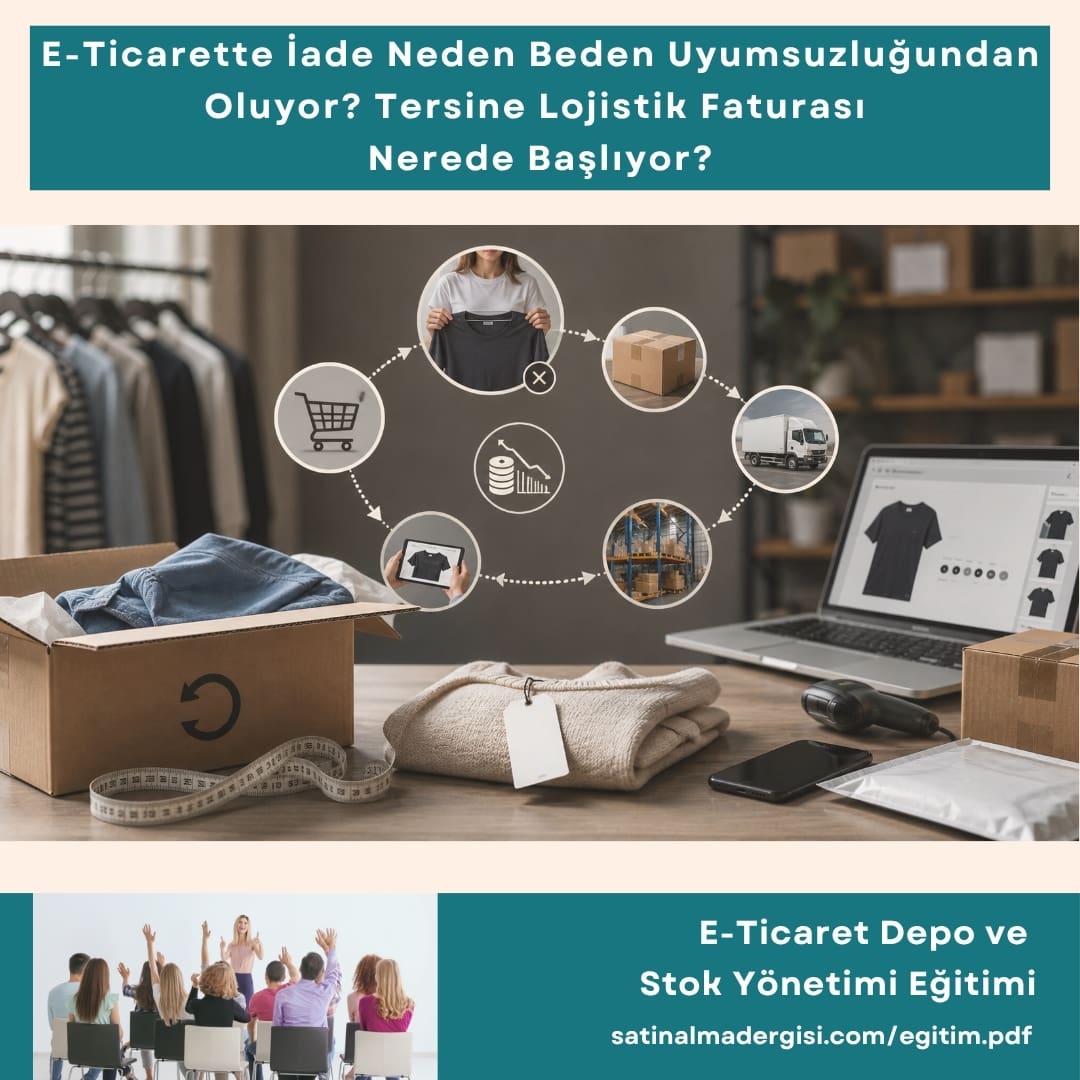 E Ticaret Depo Ve Stok Yönetimi Eğitimi Haber E Ticarette İade Neden Beden Uyumsuzluğundan Oluyor Tersine Lojistik Faturası Nerede Başlıyor