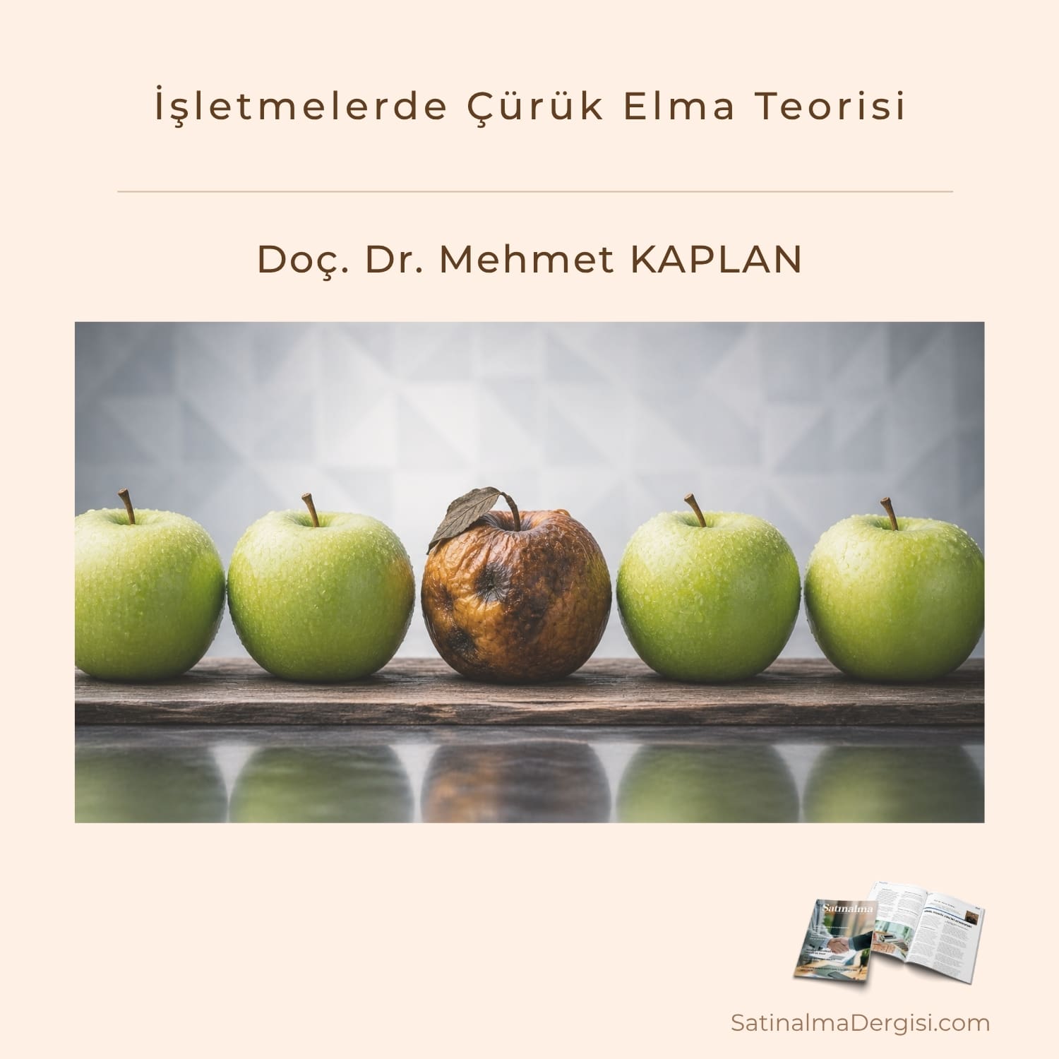 İşletmelerde çürük Elma Teorisi Satınalma Dergisi 7 Gün 7 Gündem
