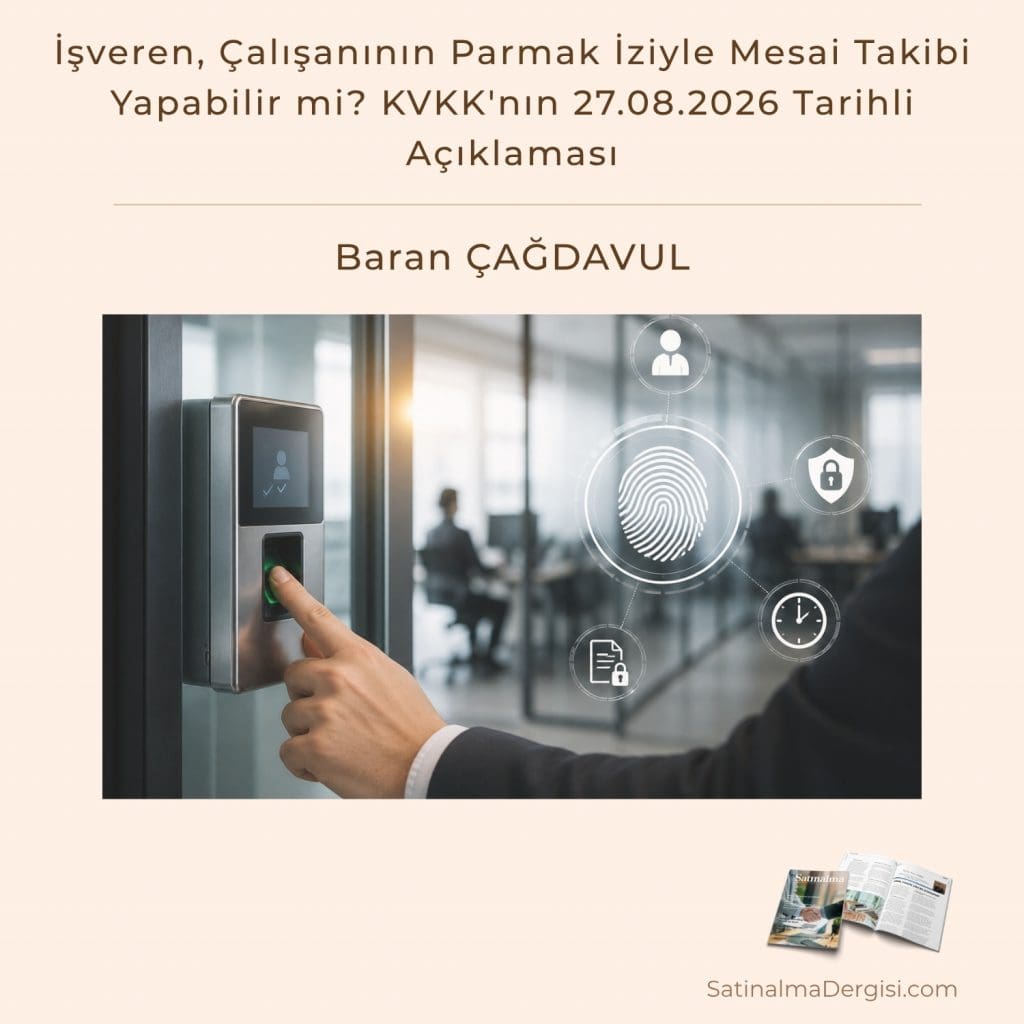İşveren, çalışanının Parmak İziyle Mesai Takibi Yapabilir Mi Kvkk'nın 27.08.2026 Tarihli Açıklaması