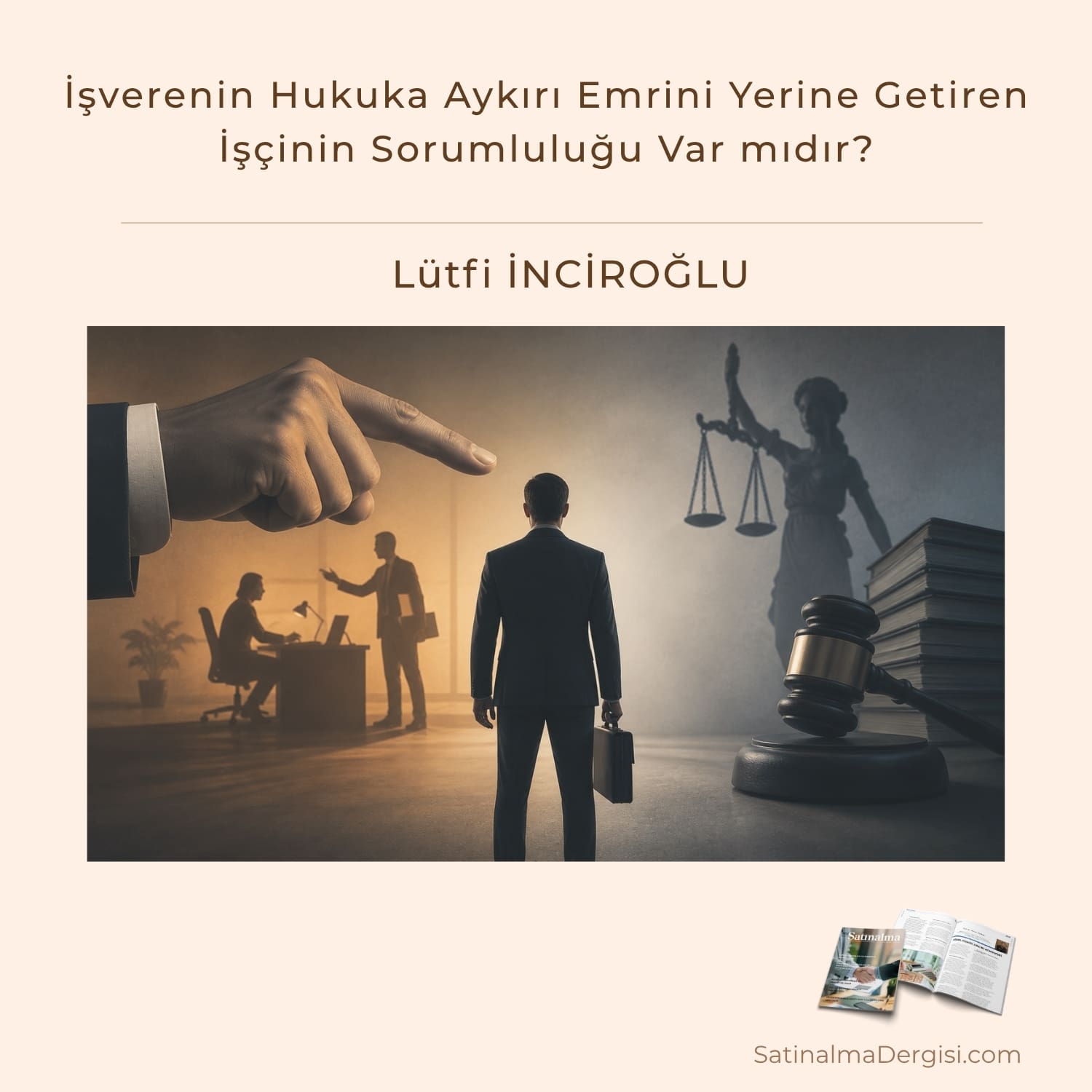 İşverenin Hukuka Aykırı Emrini Yerine Getiren İşçinin Sorumluluğu Var Mıdır Satınalma Dergisi 7 Gün 7 Gündem