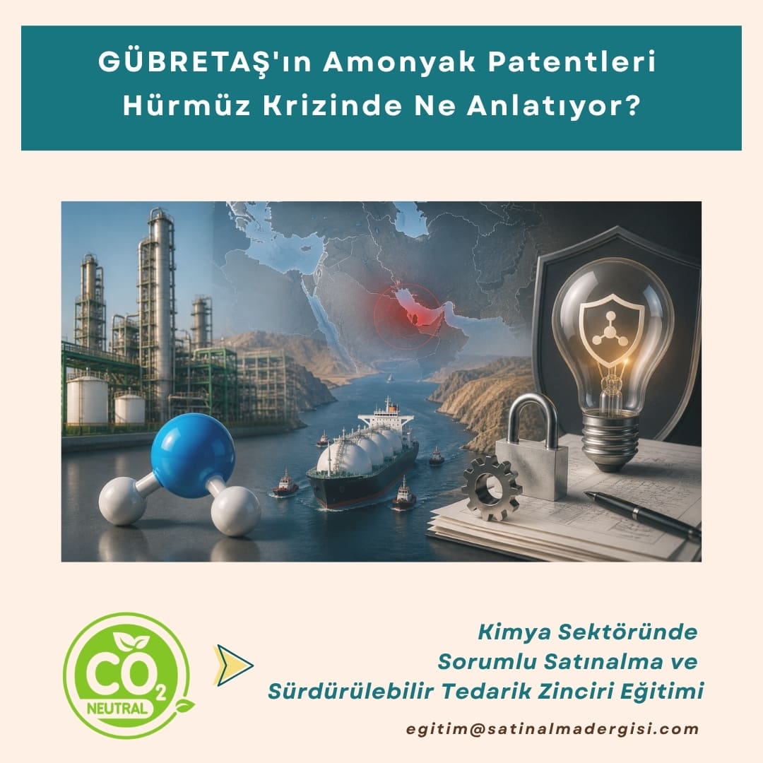 Kimya Sektöründe Sorumlu Satınalma Ve Sürdürülebilir Tedarik Zinciri Eğitimi Haber Gübretaş'ın Amonyak Patentleri Hürmüz Krizinde Ne Anlatıyor