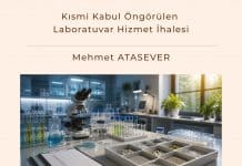 Kısmi Kabul öngörülen Laboratuvar Hizmet İhalesi Satınalma Dergisi 7 Gün 7 Gündem