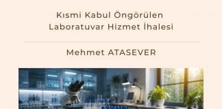 Kısmi Kabul öngörülen Laboratuvar Hizmet İhalesi Satınalma Dergisi 7 Gün 7 Gündem