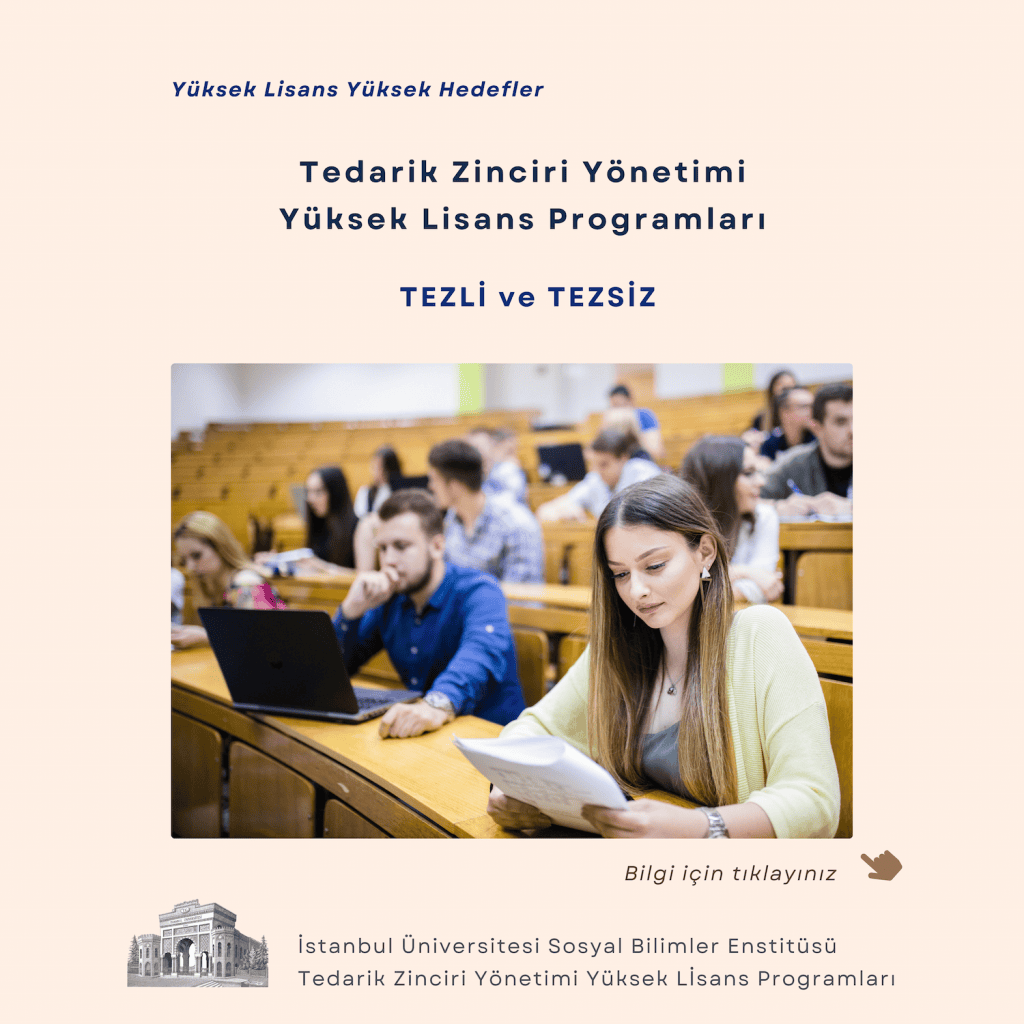 Satın Alma Ve Tedarik Zinciri Yüksek Lisans Programı Tezli Tezsiz
