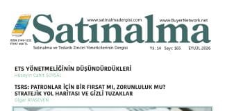Satınalma Dergisi Eylül 2026 Kapak
