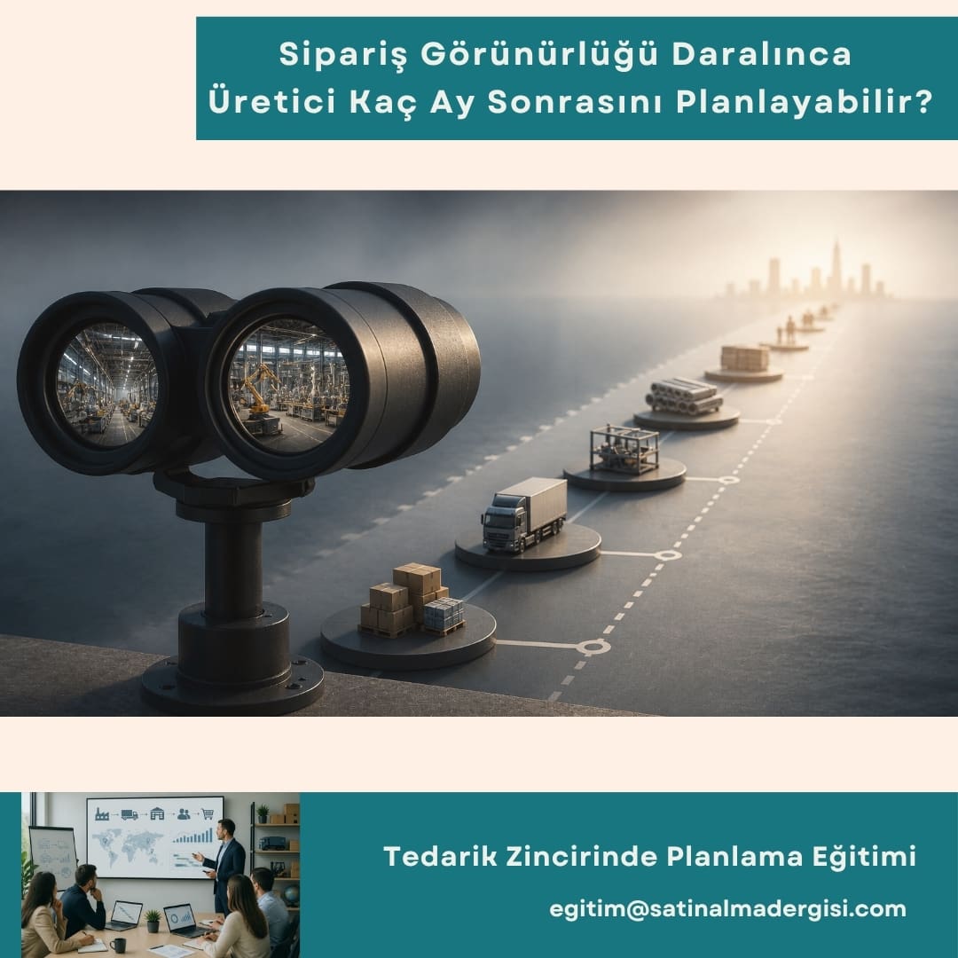 Tedarik Zincirinde Planlama Eğitimi Haber Sipariş Görünürlüğü Daralınca üretici Kaç Ay Sonrasını Planlayabilir